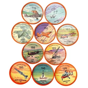 Jell-O Hostess Picture Wheel Flight Airplane 10pc Random Bundle Others Orange - Bild 1 von 3