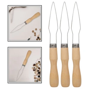 3 Pcs Enfile Bouton Aide Au Crochet Du La Poignée Outil D'aide Aux Boutones - Zdjęcie 1 z 12
