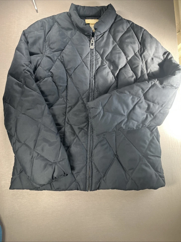 Kate Hill Mujer Acolchado Puffer Chaqueta Mediana Negro Foto 1 de 2