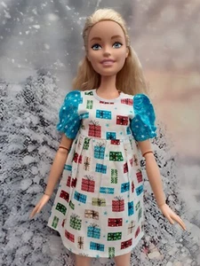 Christmas Dress Outfit - Fits 28 Inch Barbie Fashion Dolls Clothes - Picture 1 of 6