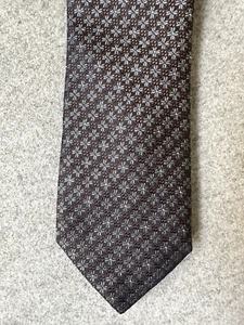JOS A BANK reserve brown/grey floral medallion silk tie / Italy NWT - 2 avail - Picture 1 of 5