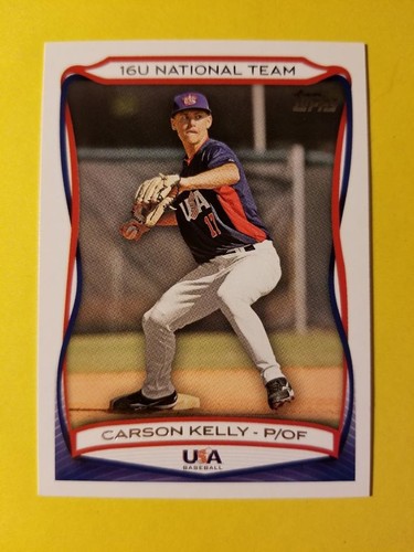 CARSON KELLY - RC ROOKIE USA NATIONAL TEAM #USA-54 * 2010 TOPPS USA ...