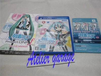 w/AR Marker USED S1 SONY Vita Hatsune Miku Project Diva f Japanese Version - Image 1 of 4