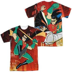 Batman The Animated Series Robins Night Out Unisex Adult Costume T Shirt, S-3XL - Picture 1 of 4