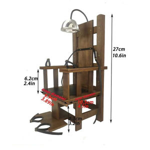 1/6 Wood Electric Chair Prison Scene Props Model For 12" Action Figure Doll Body