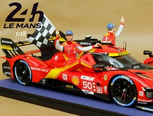 M.Molina and A.Fouco Le Mans 2024 Figure 1/24 for BURAGO Ferrari 499P UNPAINTED - Imagen 1 de 14