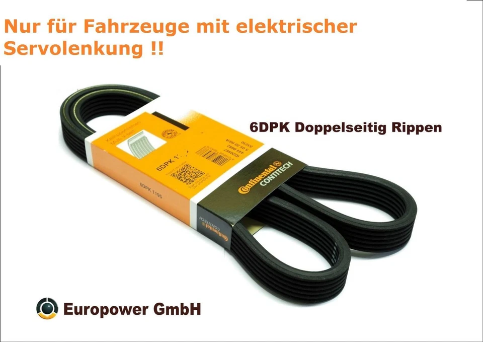 CONTI Keilrippenriemen für BMW 1 E81 E87 E88  3 E90 E91 E92 E93 6DPK1697 - Bild 1 von 1