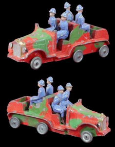 AUTO-CHENILLE plomb creux  S.R.  1920 /  jouet ancien - Imagen 1 de 8