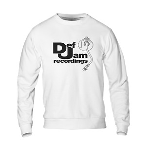 Def Jam Recordings Logo Sweatshirt Made in USA Size S-5XL