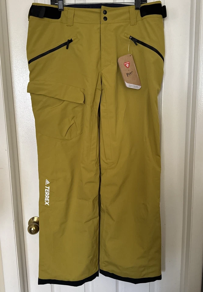 Pantalones de nieve aislados de dos capas Adidas Terrex Resort grandes para hombre oliva HC7738 NUEVOS Foto 1 de 4