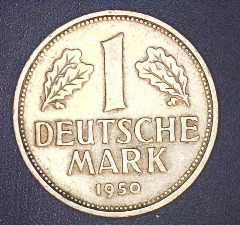 1950 F alemán 1 marco alemán Foto 1 de 2