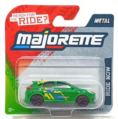 Majorette Ford Puma ST arte verde/amarillo 1:64 (3") en paquete corto Foto 1 de 3
