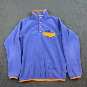 Pullover Patagonia ligero Synchilla Snap T para mujer pequeño azul polar senderismo - Imagen 1 de 8