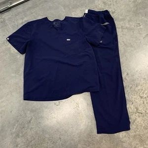 Figs Scrub Set Technical Collection XL Blue Top And Pants Mens - Picture 1 of 17