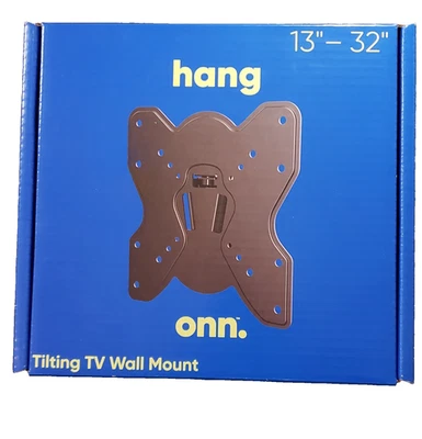 Soporte de montaje en pared para TV Onn Full Motion giratorio para televisores de 13" a 32" negro NUEVO Foto 1 de 3