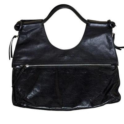 Bolso de mano Nannini de cuero negro bv Foto 1 de 4