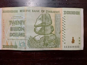 Zimbabwe 20 Billion Dollars 2008, P-86 - Picture 1 of 2