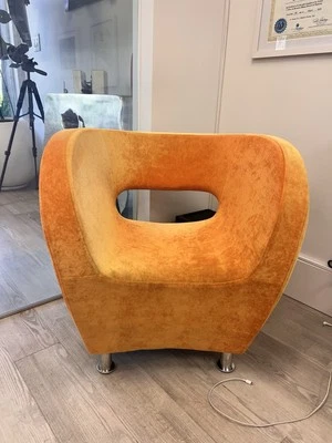 Silla Acento Microfibra Moderna Silla Acento Salón U Oficina Foto 1 de 4