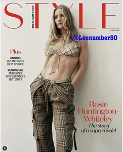 Sunday Times Style Magazine Rosie Huntington Whiteley 27/4/25 - Picture 1 of 1