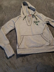 WOMAN'S*MICHIGAN STATE* HOODIE BY:COLOSSEUM ATHLETICS SZ:SMALL*PERFECT COND * - Picture 1 of 6