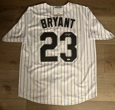 Kris Bryant Signed Colorado Rockies Jersey PSA/DNA Size XL - Image 1 of 3