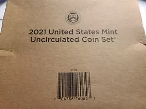 2021 P & D MINT SET SEALED BOX TWENTY (14) MS UNCIRCULATED COINS 21RJ IN HAND - Picture 1 of 7