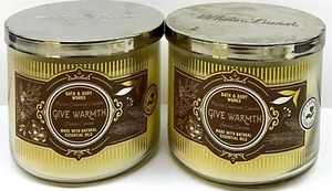✨Bath & Body Works Give Warmth Marble Chocolate Cupcake 3-Wick ✨ - Picture 1 of 2