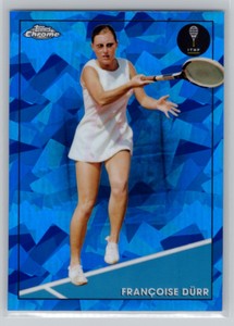2021 TOPPS CHROME TENNIS SAPPHIRE EDITION #21 FRANCOISE DURR