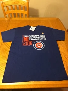 Chicago Cubs Jersey 2016 World Series Champion Shirt Anthony Rizzo Tshirt Large - Picture 1 of 4