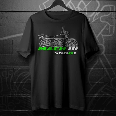 Camiseta para fans Kawasaki 500 Mach III H1 1969-1975 - Moto Foto 1 de 4