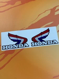 1986 Honda ATC350X Tank Wings Reproduction Sticker 86 ATC 350X Decal Decals - Picture 1 of 2