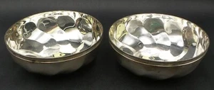 Great Pair of Vintage CHRISTOFLE Torsades Silverplate Swirl Bowls - Picture 1 of 7