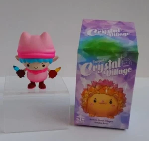 Merry Go Round x Tangent Toys Crystal Village PINK HOBBIE VARIANT🌳💕Elf Fig NEW - Picture 1 of 6