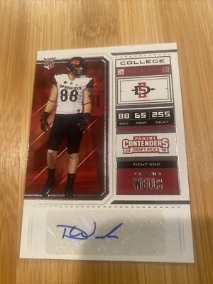 2018 Panini Contenders Draft Picks #207 David Wells AUTO - Image 1 of 3