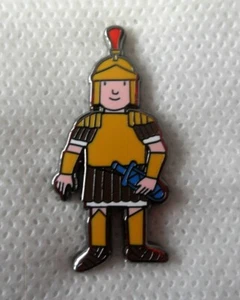 **NEW** Mr Benn ' Centurion' enamel badge. Indie, Retro, Kids, Childrens TV. - Picture 1 of 1