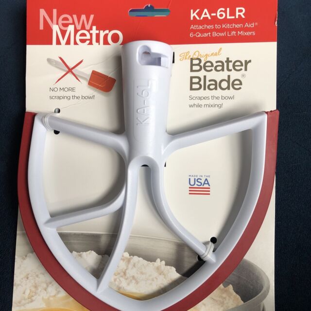 New Metro Plastic Frame KA-5L Beater Blade for KitchenAid 5-Qt Bowl-Lift  Stand Mixers 