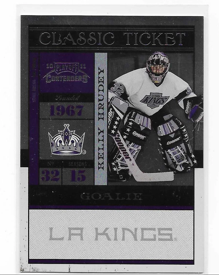 2010-11 Panini Playoff Contenders Classic Ticket Kelly Hrudey - LA Kings - Image 1 of 2