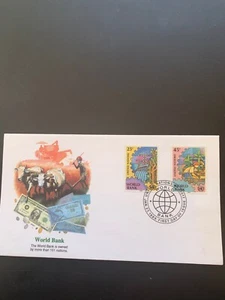 Sellos: Cubierta del primer día de las Naciones Unidas 114, Scott 546-547, 1989 - Imagen 1 de 1