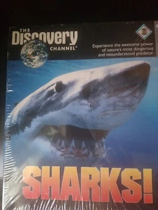 THE DISCOVERY CHANNEL SHARKS! CD ROM WINDOWS- 1995- NEW- SEALED - Picture 1 of 2