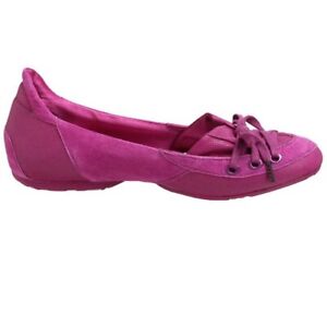 Diesel Women's On String Lace Up Flats Shoes, Vivid Viola 6.5M New