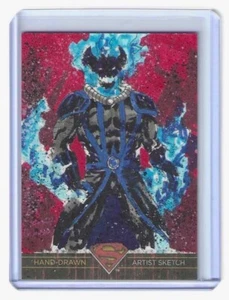 CRYPTOZOIC DC SUPERMAN THE LEGEND - SKETCH by JOMAR BULDA - Picture 1 of 2