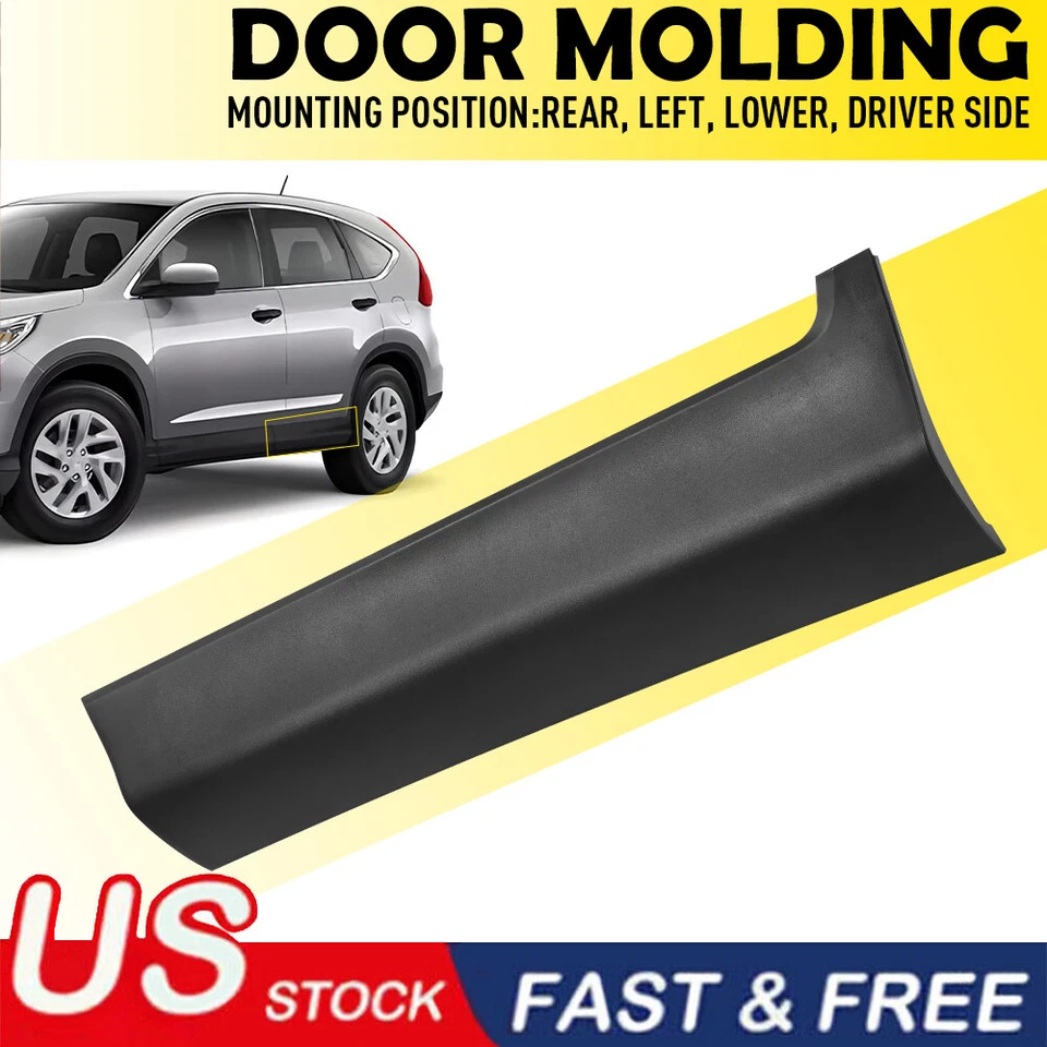 Se adapta a Honda CR-V 2012-2016 conductor trasero puerta izquierda moldura inferior moldura panel de adorno Foto 1 de 4