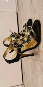 savannah collection high heels shoes sandals size 3 (36) - Picture 1 of 5