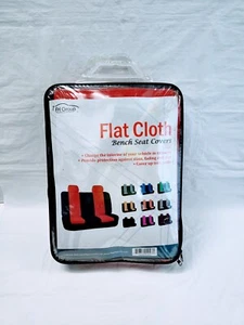 FH Group Red Flat Cloth Bench Covers - Picture 1 of 2