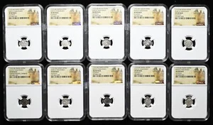 RUSSIA. Ivan IV "The Terrible", 1533-1584. Silver Kopek, NGC Lot of 10 - Picture 1 of 6