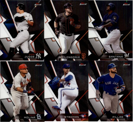 2018 Topps Finest Baseball - Base Set Cards - Choose From Card #'s 1-100 - Image 1 of 1