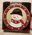 St. Nicholas Square Warm Wishes Drink Coaster Set 4Pc Snowman with hats