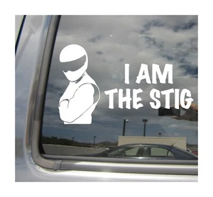 I Am The Stig. - Racing Racer Car Auto Window Vinyl Decal Sticker 10132 - Picture 1 of 2