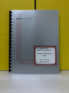 Aydin Controls 150-9001-002 Model 9001 Spectrum Autosync Operation/Maintenance - Picture 1 of 2