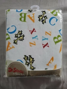 Dr. Seuss ABC's Fitted Crib Sheet by Trend Lab New in Original Package See Photo - Picture 1 of 6